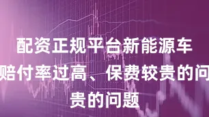 配资正规平台新能源车险赔付率过高、保费较贵的问题