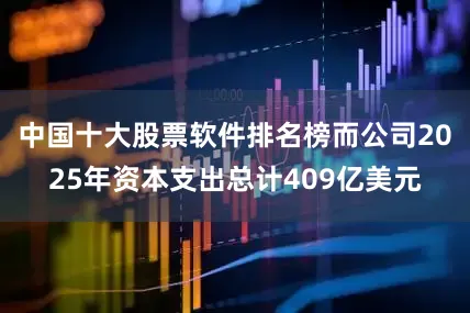 中国十大股票软件排名榜而公司2025年资本支出总计409亿美元